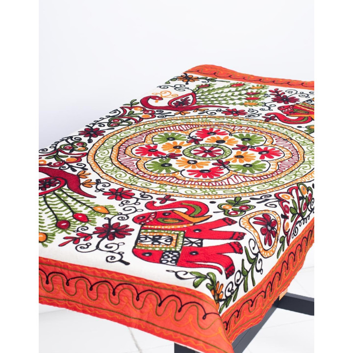 RTZ0302 - Tapiz Bordado Rectangular Animales