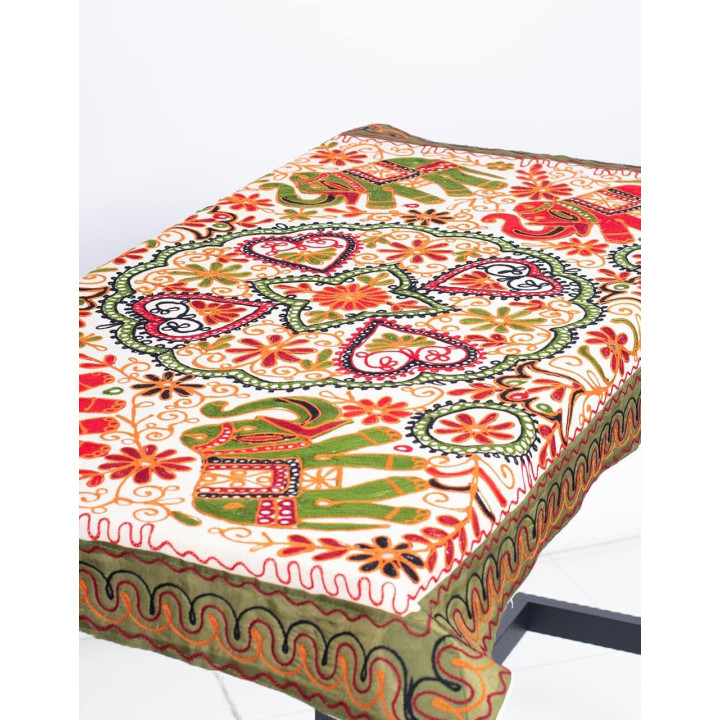 RTZ0302 - Tapiz Bordado Rectangular Animales