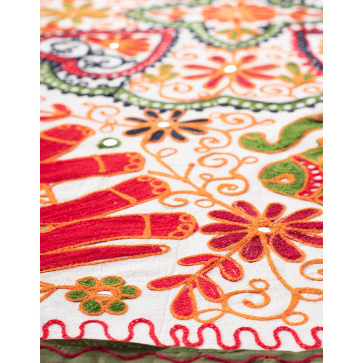 RTZ0302 - Tapiz Bordado Rectangular Animales