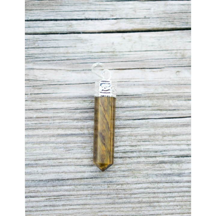 SDJ0001T - Pendente ottagonale con occhio di tigre