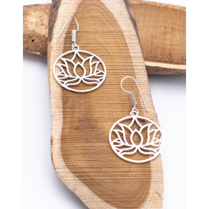 SPE0056 - Lotus Flower Earrings