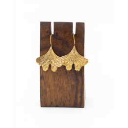 SPE0072 - Artesanía India: Pendientes de Latón en Forma de Mariposa - Auténtico Estilo Boho Étnico