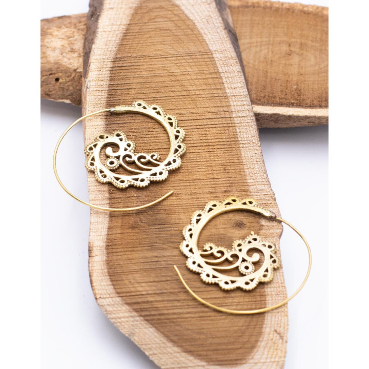 SPI2007 - Rotated Icoting Earrings