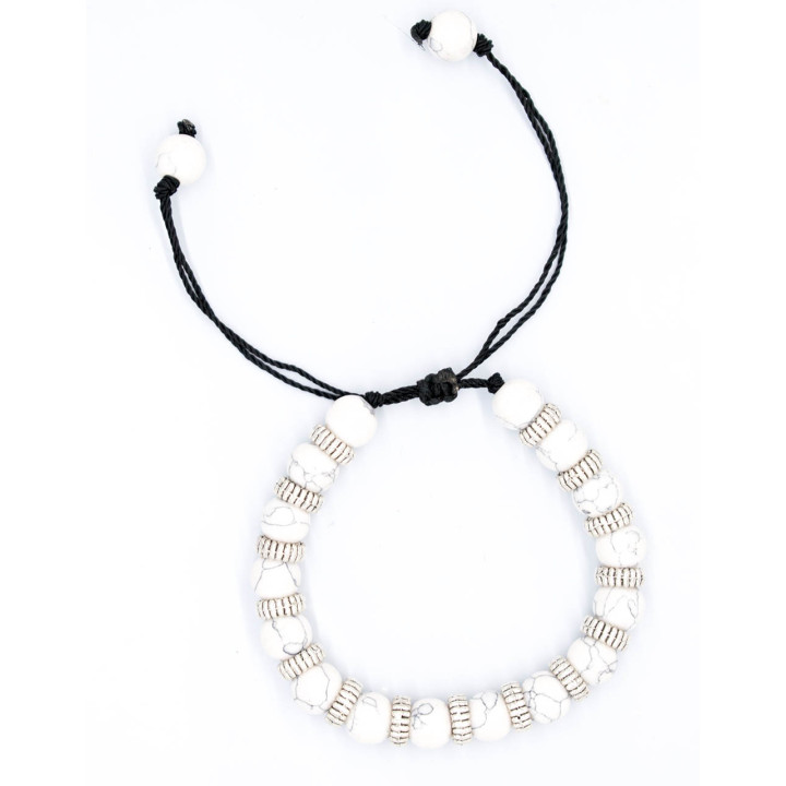 SPU0009H - Bracciale in Howlite