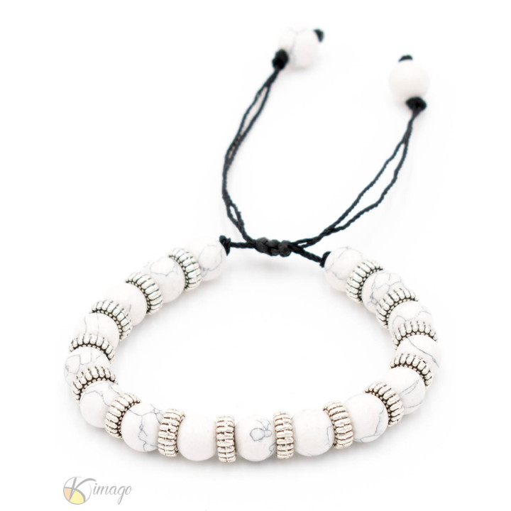 SPU0009H - Bracciale in Howlite