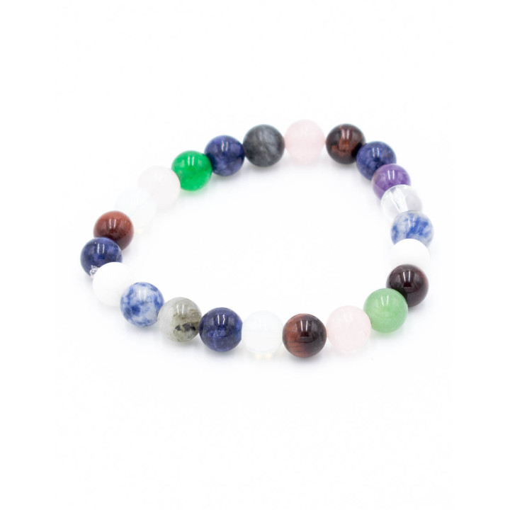 SPU0010 - Pulseira Mineral 7 Chakra
