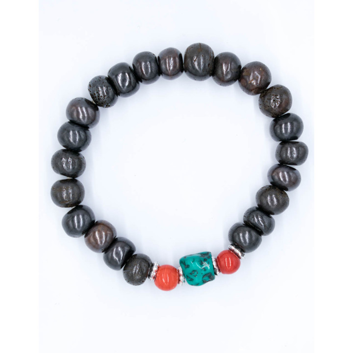 SPU00132 - Pulsera de Hueso Negra