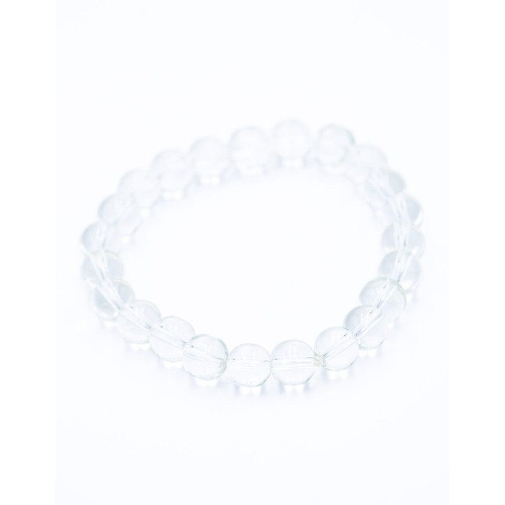 SPU0021I - Bracelet Élastique Quartz Cristal
