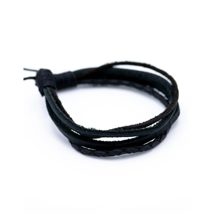 SPU5003 - Bracciale Multiplo Nero