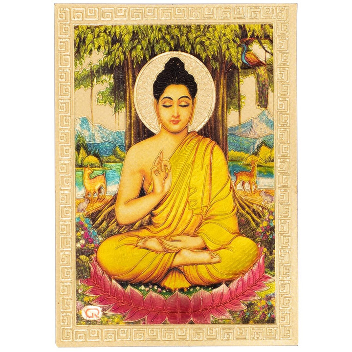 TLD0002 - Estampita Pegatina Buda