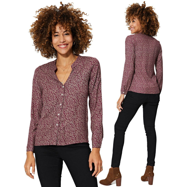 TOPV0001B - Blusa Estampada