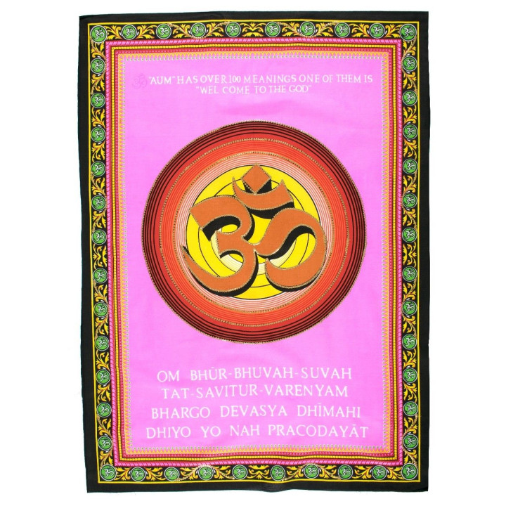 KTT101-A - Om Meditation Tapisserie