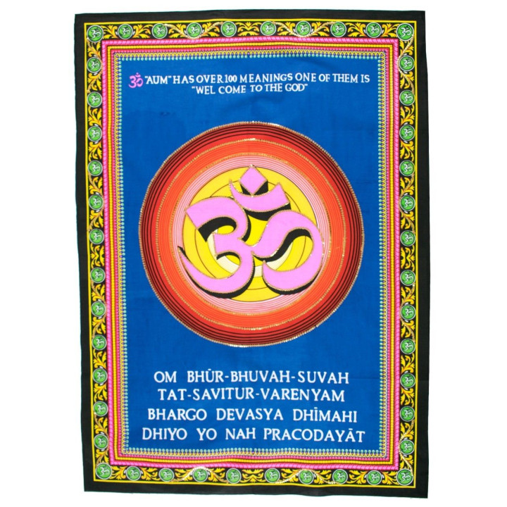 KTT101-A - Om Meditation Tapisserie