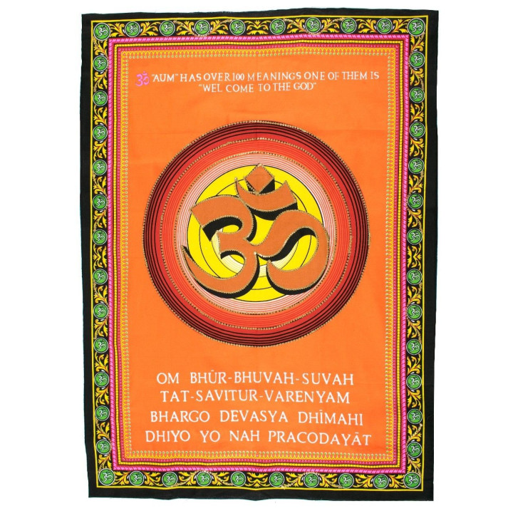 KTT101-A - Om Meditation Tapisserie