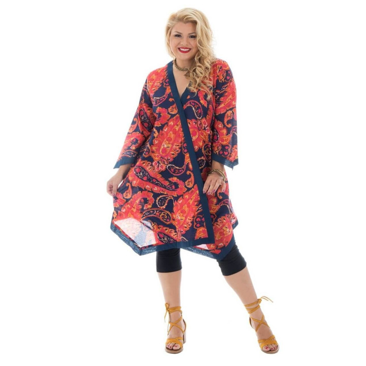 TUP434 - Peaked tunic with sleeves