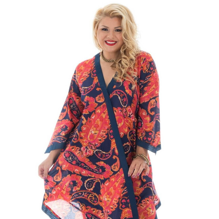 TUP434 - Peaked tunic with sleeves