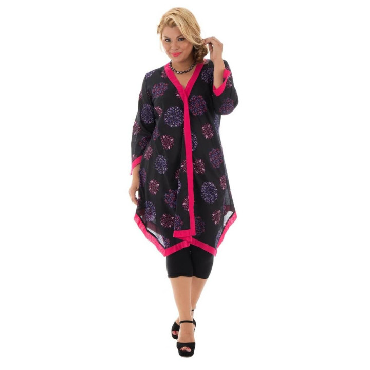 TUP434 - Peaked tunic with sleeves