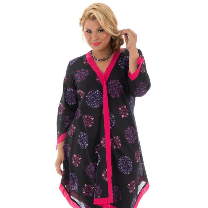 TUP434 - Peaked tunic with sleeves