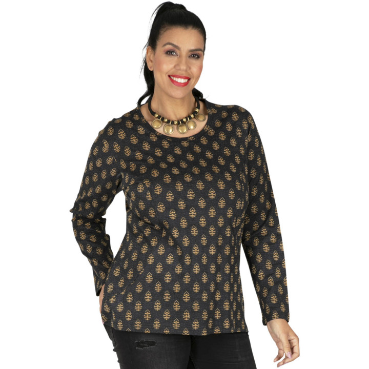 TUP6029A - Camiseta Detalles Oro