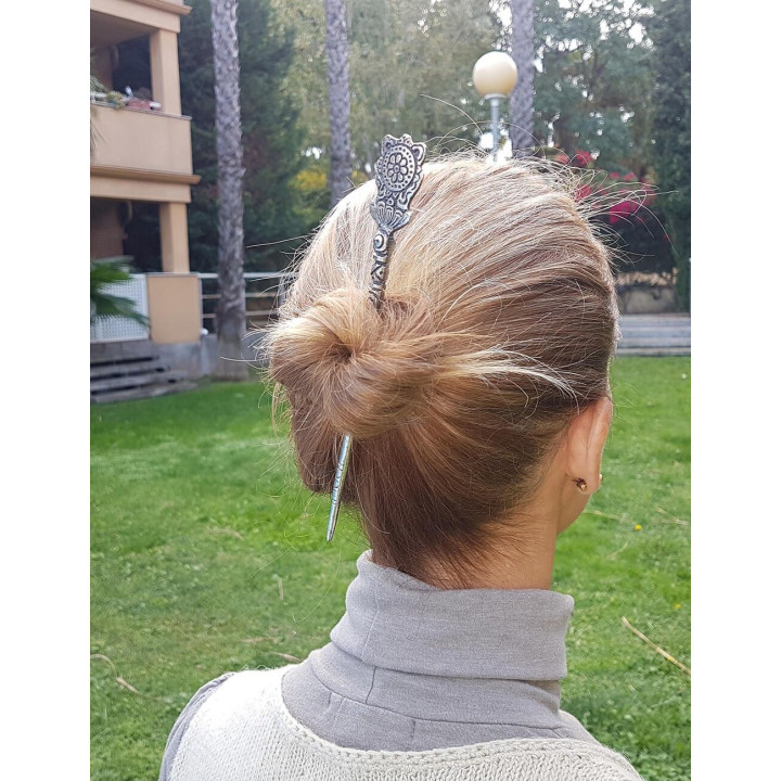 CAP0017 - Semplice stick per capelli in metallo