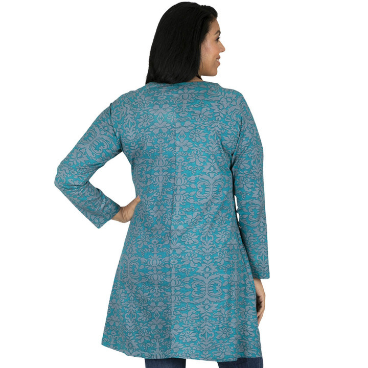 TUP6032M - Hellblaues T-Shirt mit Kleid