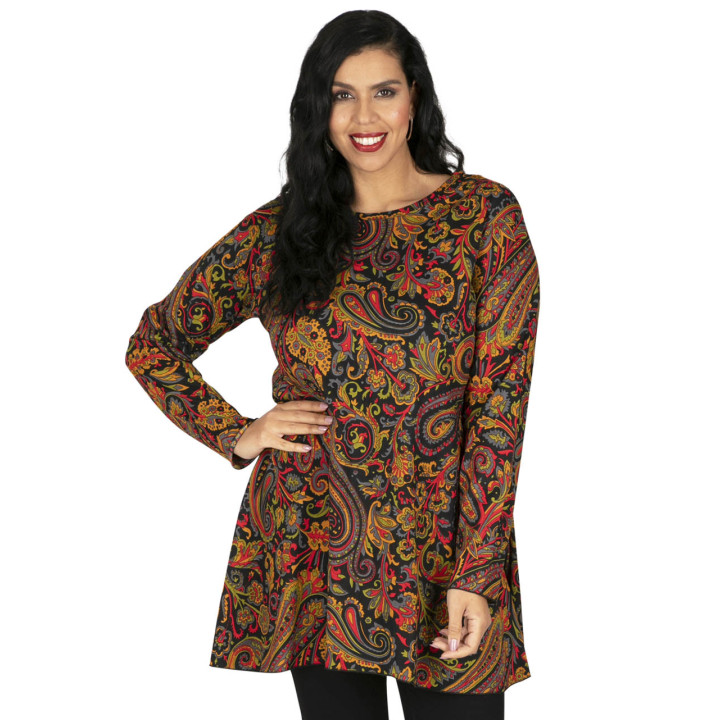 TUP6039O - Blusa Multicolor Taglie Forti