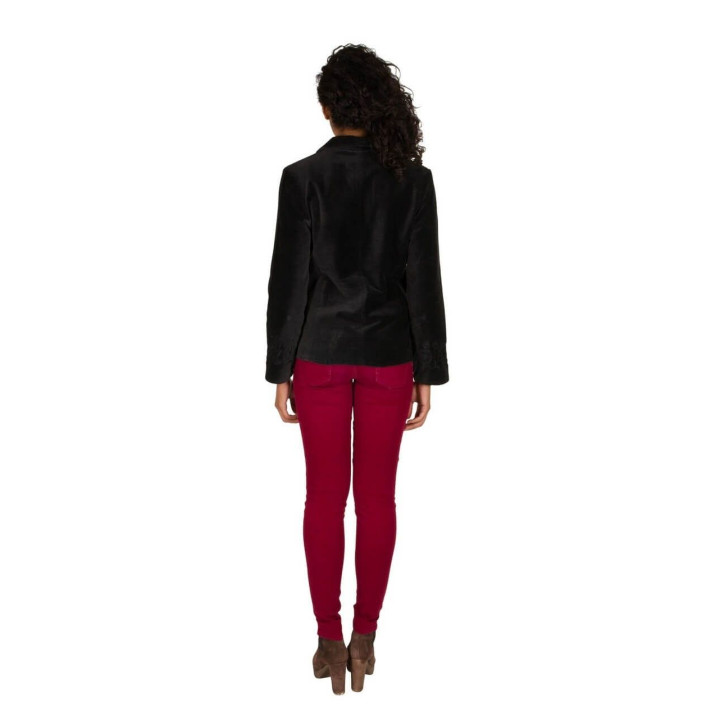 VE6002B - Giacca in velluto nero