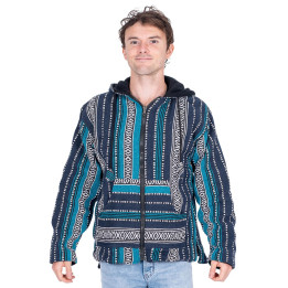 HSU0008 – Kimago Hippie-Jacke mit Fleecefutter und Kapuze