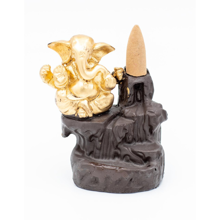 FC0005 - Fuente Cono Ganesha dorado