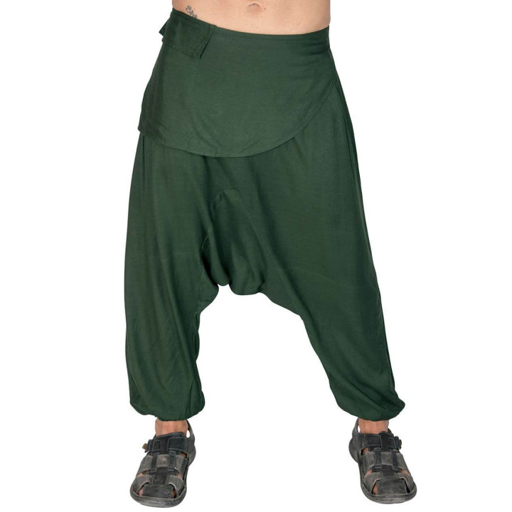 HPA25016 - Green Harem Pants