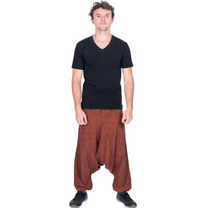 HPA50039 - Brown Harem Pants