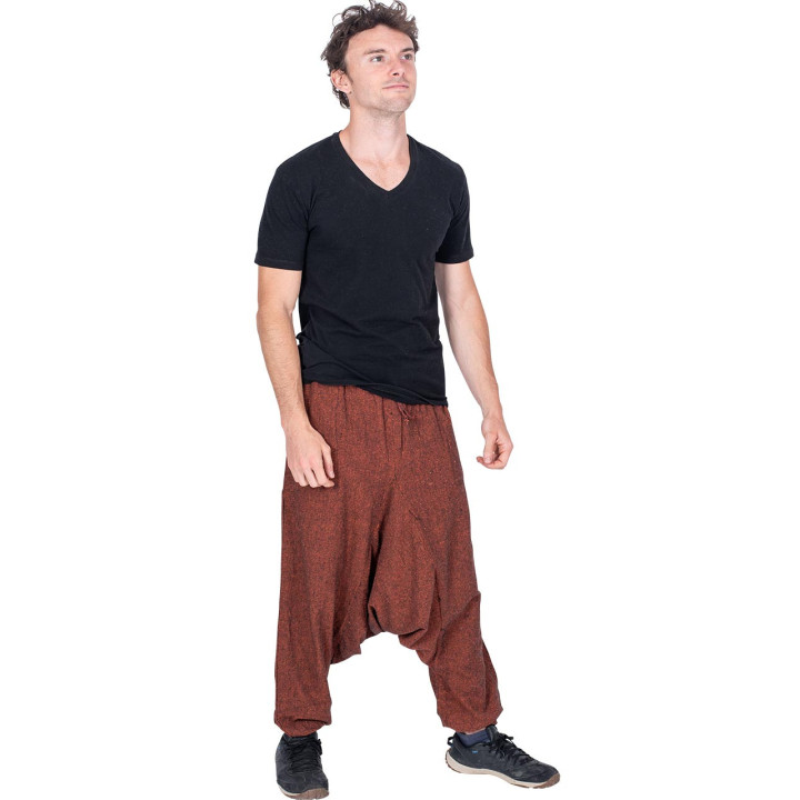 HPA50039 - Brown Harem Pants