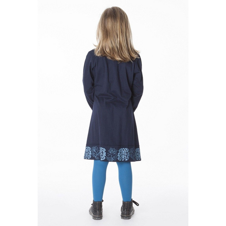 KIDRO201 - Blaues kurzes Kleid für Mädchen