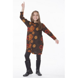 KIDRO607A - Dress with sleeves