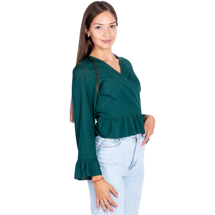 KM0001A - Blusa volados
