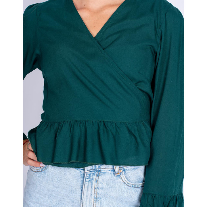 KM0001A - Blusa volados