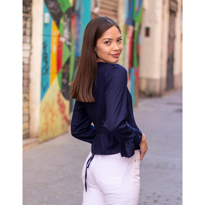 KM0001C - Camisa Corta Azul