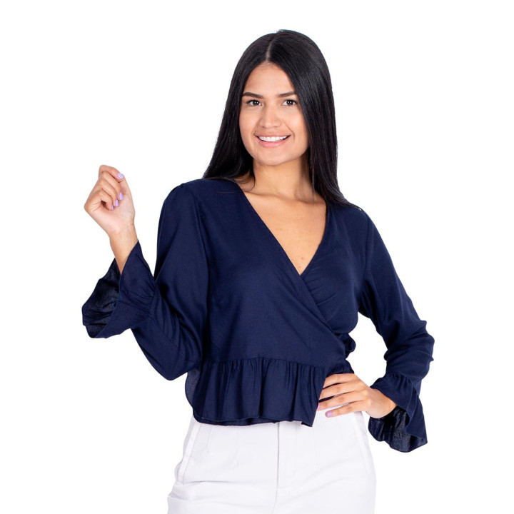 KM0001C - Camisa Corta Azul