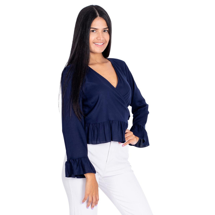 KM0001C - Camisa Corta Azul