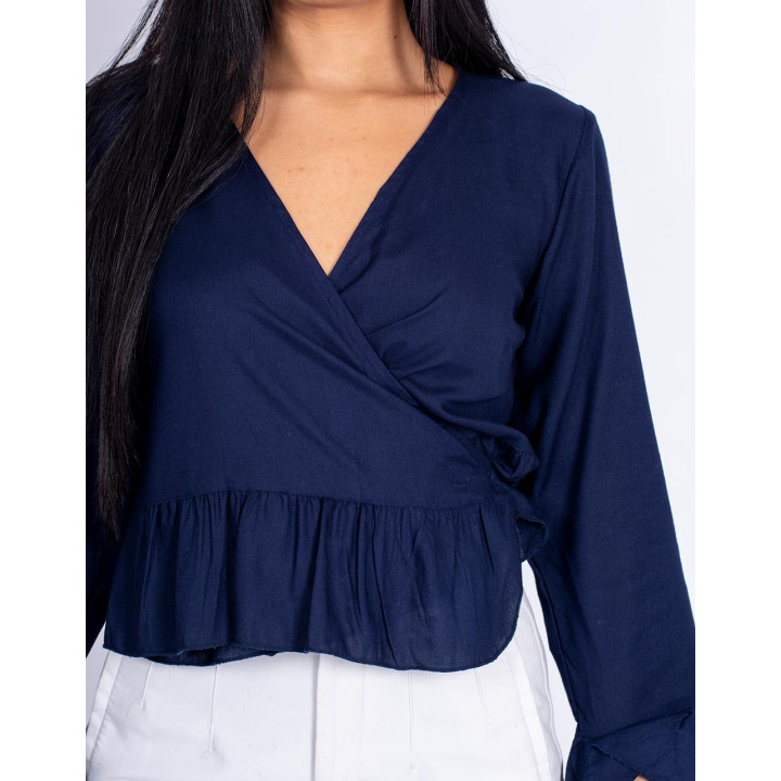 KM0001C - Camisa Corta Azul
