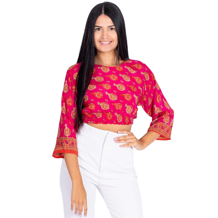 KM0002A - Top Cropped Rosa