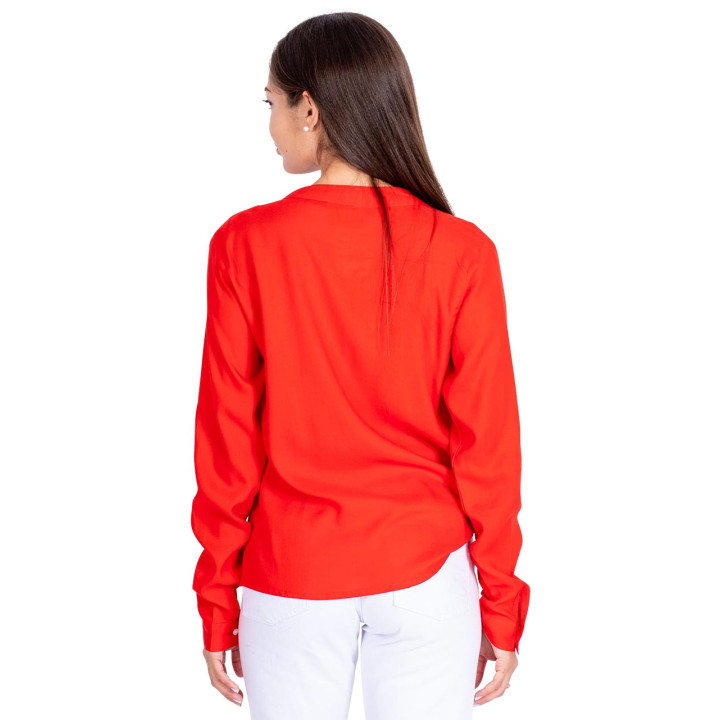 KM0003A - Camicia Rossa con Bottoni