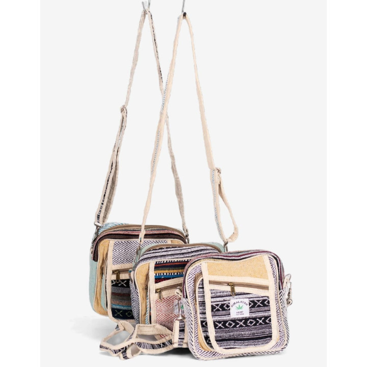 BBA0022 - Unisex Hemp Shoulder Bag
