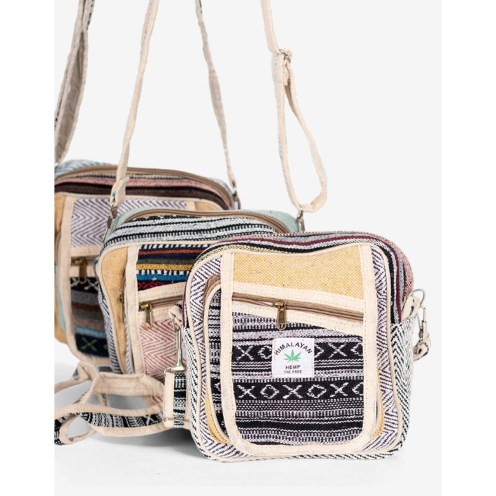 BBA0022 - Unisex Hemp Shoulder Bag