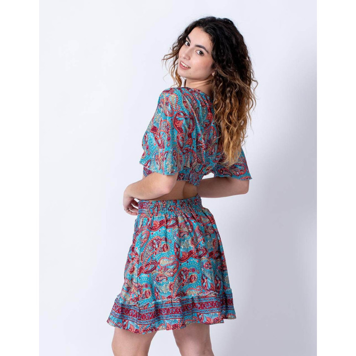 KM0101A - Conjunto Saia e Top