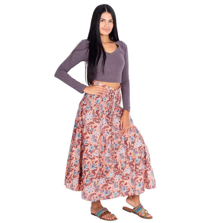 KM0204A - Falda Hippie Algodón